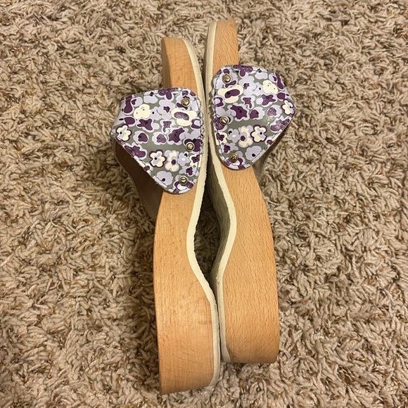 Vintage Dr Scholl's Wooden Exercise
Sandals purple floral Size 8 Italy - Picture 9 of 16